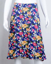 Womens Floral Printed Maxi Skirt